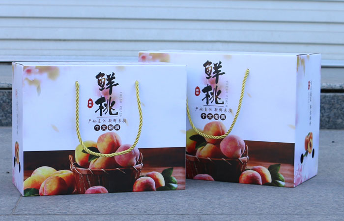水蜜桃包装礼盒设计印刷