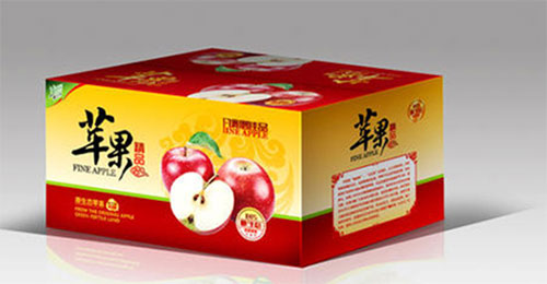 苹果彩箱包装盒